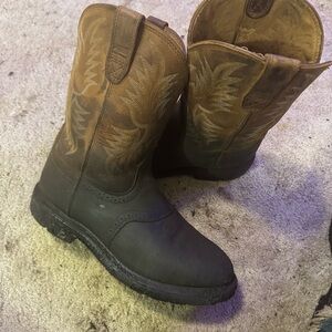 Men’s Ariat Sierra Round toe boots 11EE - Oil Rig Boots